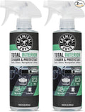 Chemical Guys SPI23416 Total Interior Cleaner and Protectant New Car Smell (Safe for Cars Trucks SUVs Jeeps RVs &amp More) 16 fl oz (Pack of 2)