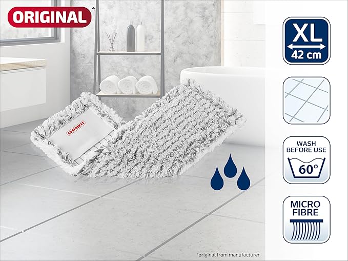 Leifheit 55211 Classic Broom Cover Metal Blue