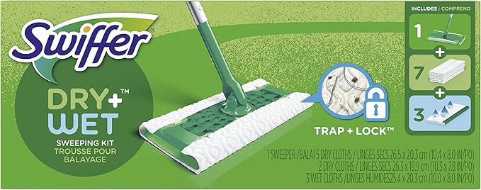 Swiffer 92815 Sweeper® Dry &amp Wet Floor Mop Starter Kit