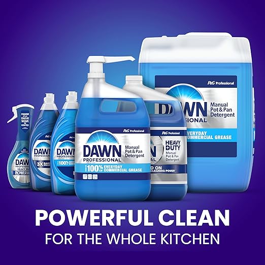 Dawn Professional Pot and Pan Detergent Regular Scent 3.8l (Case of 4)