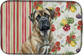 Caroline's Treasures Brindle Mastiff Vegetables Dish Drying Mat Absorbent Dish Drying Mat Pad for Kitchen Counter Dish Drainer Mat for Countertop 14 x 21 Multicolor