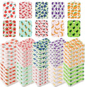 Maxdot 50 Counts Compressed Cellulose Sponges Bulk Fruits Pattern Natural Kitchen Compostable Non Scratch Dish Sponges for Washing DishesCleaning Countertop SinkKids DIY