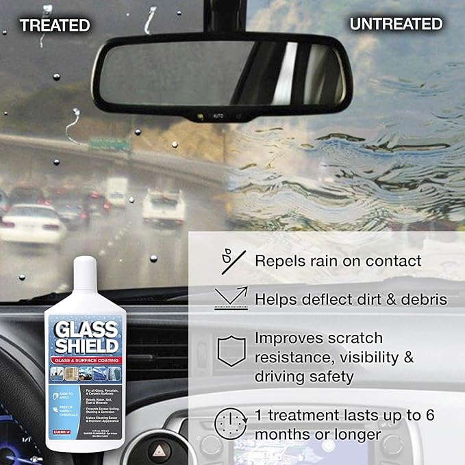 Invisible Shield Glass Shield PROTECTIVE Glass &amp Surface Coating: for Shower Glass Solar and More! 12 Pack