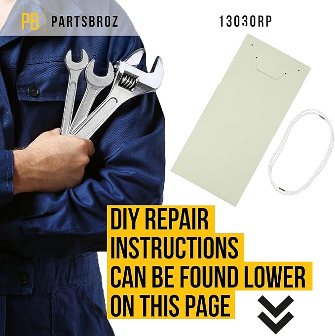 PartsBroz 13030RP Compactor Bag Carrier With Handles - Compatible With Whirlpool KitchenAid Kenmore Jenn-Air Trash Compactor - Replaces AP4330488 13030 1401995 14210611 4163435 PS1782408 675305 675395