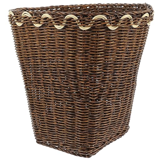 Bathroom Wastebaskets Decorative Trash Can Sturdy Abs Material Trash Container