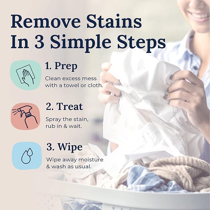 Miss Mouth's Messy Eater Stain Treater - 3 Pack Stain Remover Spray and 16oz Bottle