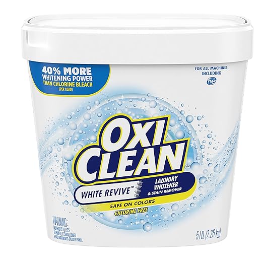 OxiClean Versatile Stain Remover and Laundry Whitener Bundle (30 lbs + 5 lbs)