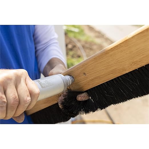 MARSHALLTOWN 48 Inch Wood Backed Concrete Broom Horsehair Bristles Made in The USA 6599