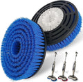 2 Pack S7001 Upgraded Mop Pad Replacement Brush Heads for Shark Steam Mop Pads | Professional Cleaning and Polishing | Compatible with Shark S8201/S7000Series | for Deep Cleaning Hard Floors (Blue)
