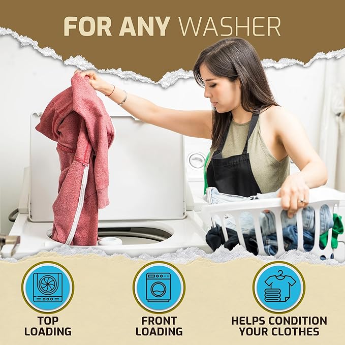 Laundry Sheets 100 Loads and Scent Boosters for Washer Fresh Aroma