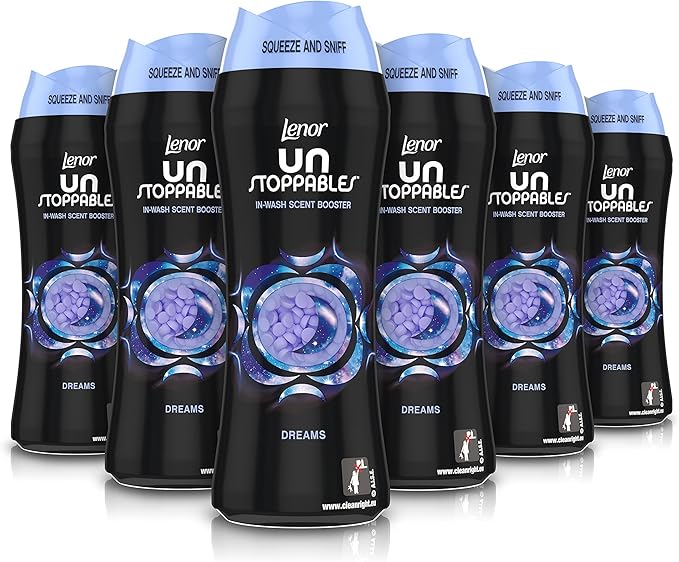 Lenor Unstoppables Dreams in-Wash Scent Booster Beads That Gives A Fresh Scent Boost from Wash to Wash 285 g Pack of 6