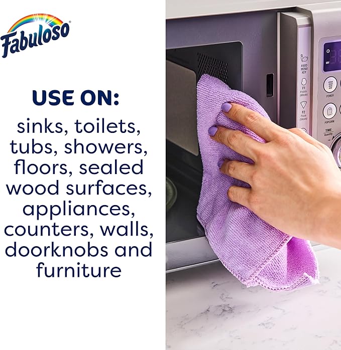 Fabuloso 2X Multi-Purpose Cleaner No Rinse Floor Cleaner Long-Lasting Freshness Tropical Spring Scent 56 fl oz