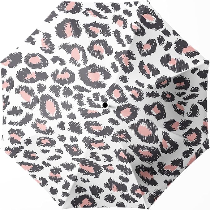 Small Compact Travel Automatic Folding Umbrella for Women Portable Lightweight Rain Wind UV Sun Shade