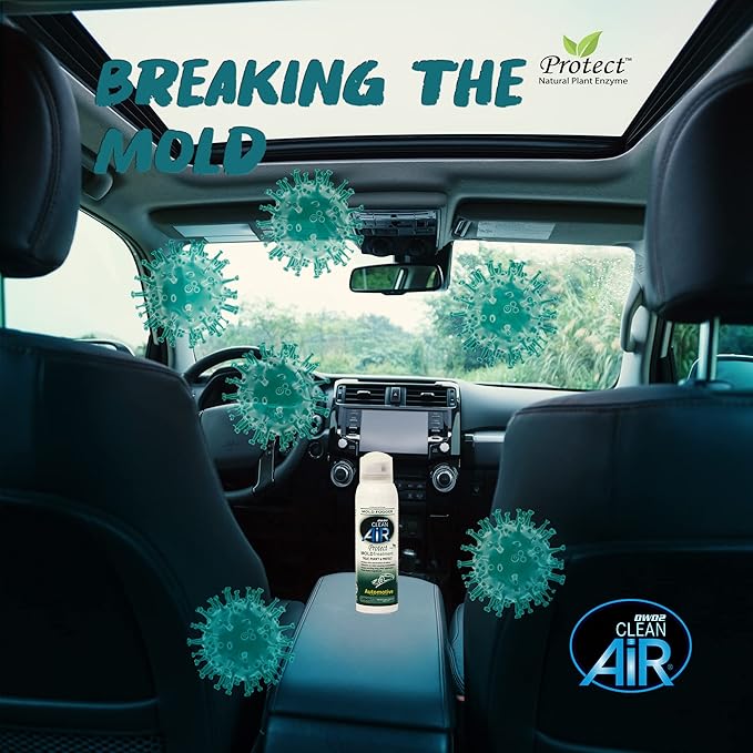 Protect™ Automotive Mold-Odor Treatment - Revitalize Your Car's Interior The Green Automotive Mold-Odor Treatment Solution. Say Goodbye to Unpleasant Odors (Spray &amp Fogger)