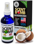 Scent Bomb Air Freshener Spray Long-Lasting Odor Eliminator for Home &amp Car Effective Deodorizer Spray for Kitchen Bathroom Fresh Room Spray &amp Smell Neutralizer Coconut Paradise