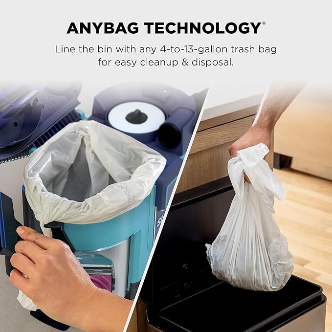 Shark EveryMess™ | Ultra-Powerful 3-in-1 Wet Vac Dry Vac &amp Stain Eliminator | StainForce Technology Perfect for Homes Pets and Cars | 3 Accessories and Cleaning Solution | Blue | VX102BRN