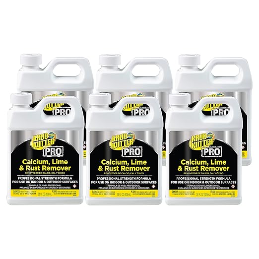 Krud Kutter Pro 352250-6PK Calcium Lime &amp Rust Remover 28 oz 6 Pack