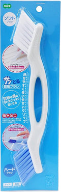 OHE Brush White Approx. Height 9.8 x 2.0 x 0.7 inches (25 x 5 x 1.7 cm) Quick Grout Brush Bath Cleaning