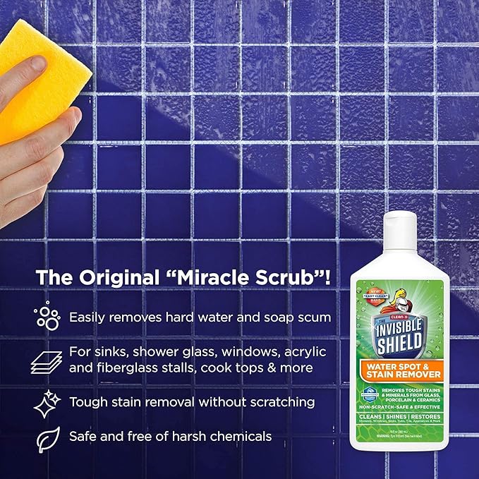 Invisible Shield Protective Glass + Surface Coating (2) &amp Water Spot and Stain Remover (1) - Restorer 3 Pack - 10 oz