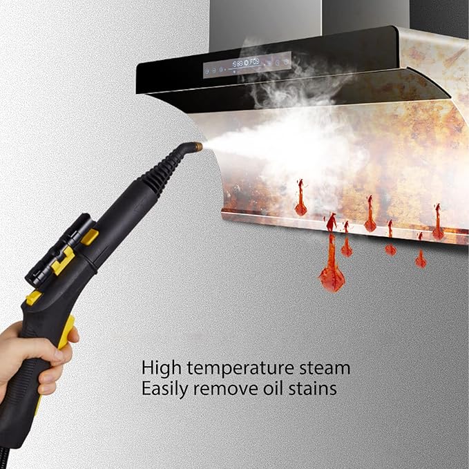 Portable Steam Cleaner Multifunctional Handheld Stream Cleaning Machine High Pressure Temperature Cleaning Machine Temperature Limiting Power Cut and Leakage Design