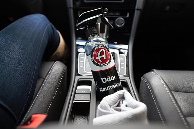 Adam's Polishes Odor Neutralizer - Specially Formulated Air Freshener That Eliminates Harmful Odors from Car Interior Accessories Leather Seats Carpet Upholstery &amp Pet Odors (Fresh Scent Gallon