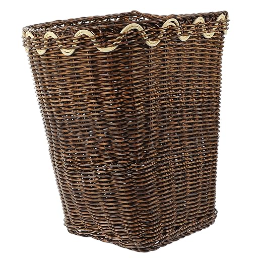 Bathroom Wastebaskets Decorative Trash Can Sturdy Abs Material Trash Container