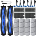 X11 Replacement Parts for Ecovacs Deebot X11 OmniCyclone X11 Pro Omni X11 Pro X11 Vacuum Robotic Parts with 2 Roller Brush4 Mop4 HEAP6 Side Brushes1 Screwdriver1 Clean Brush