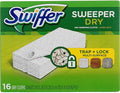 Swiffer Dry Sweeping Disposable Cloths 16 ct (Pack of 12) Natural 12