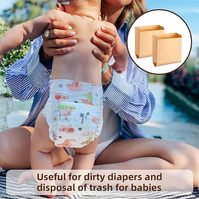 300 Pcs Sanitary Napkin Disposal Bags Disposable Sanitary Bags for Feminine Products Diaper Bags Wax Paper Period Bags for Sanitary Pads Bulk Tampon Disposal Bags for Bathroom and School