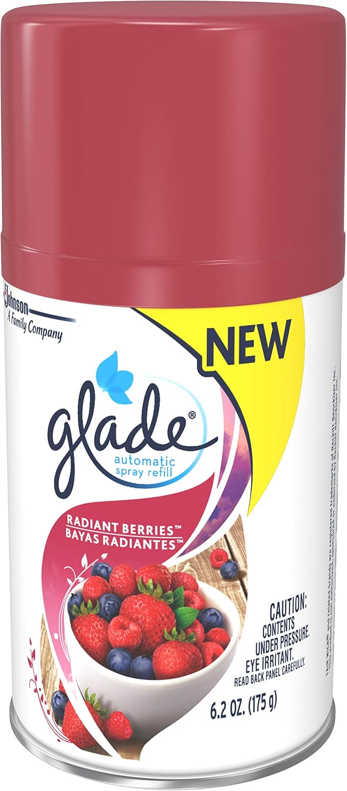 Glade Automatic Spray Air Freshener Refill Radiant Berries - 3 Pack
