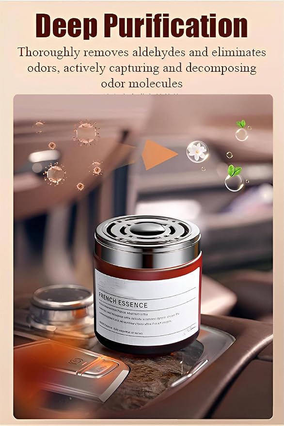 Car Air FreshenerProvides 60 Days Long-Lasting ScentSolid Air Freshener Odor Absorber Gel Odor Eliminator Air Fresheners for HomeAbsorbs Odor from Car Bedroom Bathroom Pet Areas(Osmanthus)
