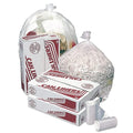 High-Density Trash Can Liners 33 Gallons 12 microns Clear Pack Of 250