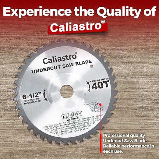 Undercut Saw Blade 6-1/2 Diameter - Replacement for Crain #821 - Compatible with Crain Undercut Saw #812 #820 and #825 - Carbide Teeth