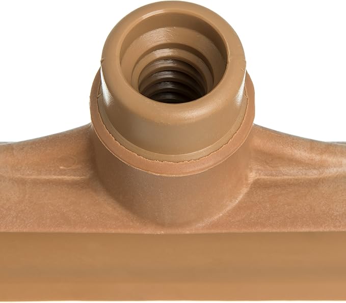 SPARTA 3656725 Plastic Floor Squeegee Shower Squeegee Heavy Duty Squeegee With Rubber Blade For Windows Glass Shower Doors Floors Windshields 20 Inches Tan (Pack of 6)