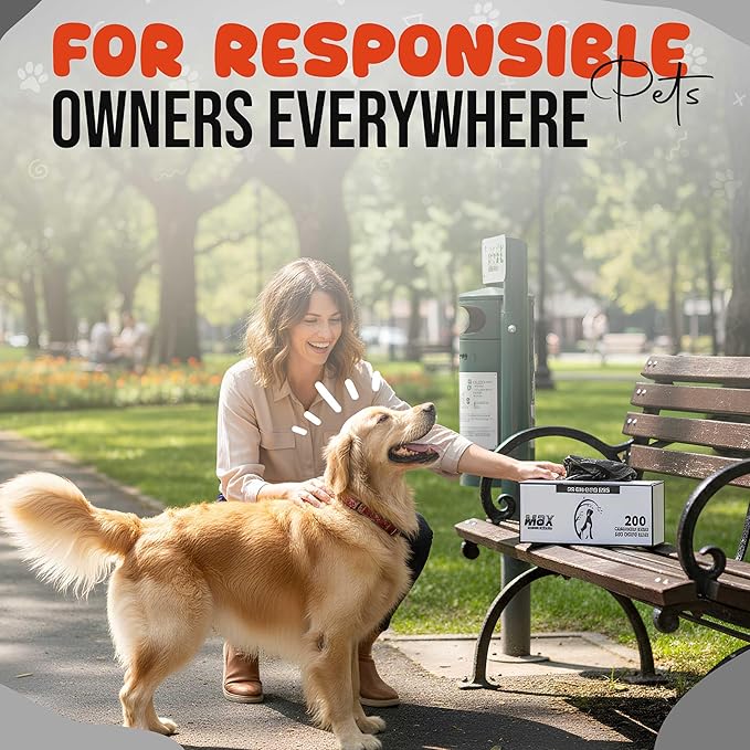 Commercial Grade Dog Poop Bags Rolls 2000 Count Extra Thick Leak Proof Strong Waste Station Refill Doggy Bags – Fits Any Dog Waste Station &amp All Dispensers – 10 Rolls of 200 Bags