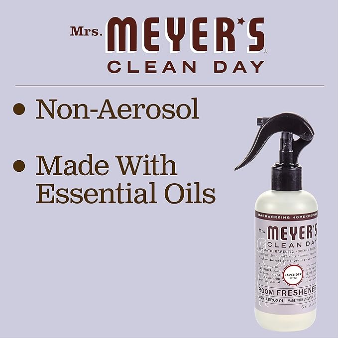 Mrs Meyers Clean Day Room Freshener 8 Fluid Ounce (Lavender)