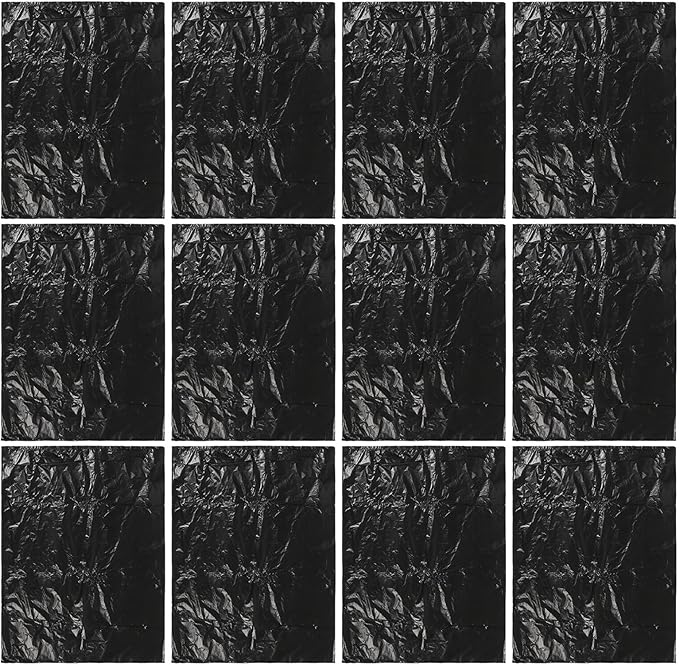 Alipis 25pcs Black Thick Plastic Trash Bags 80x100cm 2.5mil Bathroom Garbage Can Liners for Home Office Bedroom Wastebasket Disposal