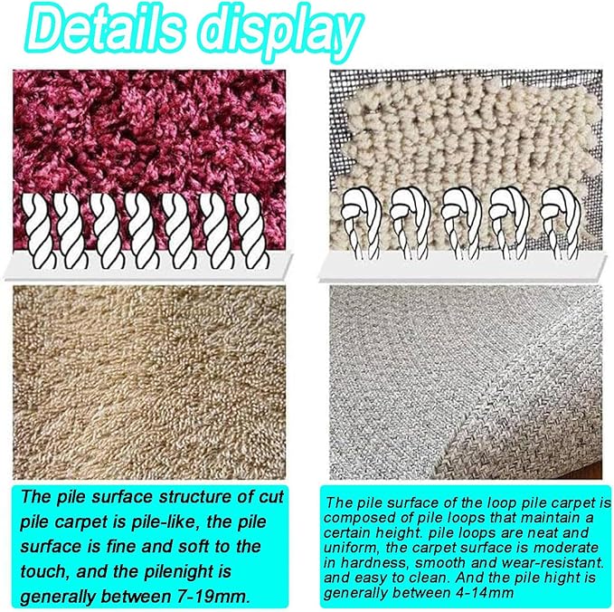 Professional Carpet Trimming Machine850w Electric Carpet Planer3-Inch Blade Levels Rug Pile FastAdjustable Height for DIY &amp Pro UseSafe for Medium/Large CarpetsLightweight &amp Durable