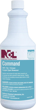 National Chemical Laboratories COMMAND Oil/Tar/Grease Carpet Spot Remover 12/32 oz (1 Qt.) Case (NCL0622-36)