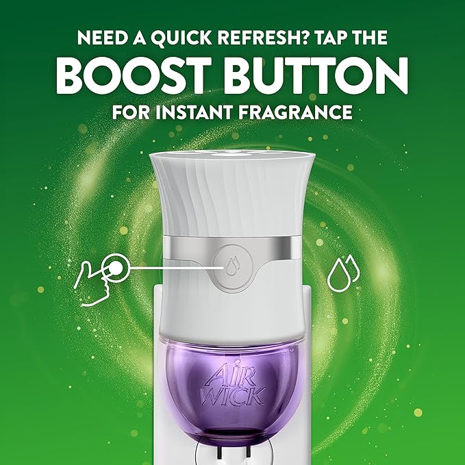 Air Wick Plug in Scented Oil Refill 10ct Lavender &amp Chamomile Air Freshener Essential Oils Eco Friendly
