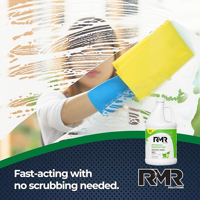 RMR Brands Botanical Disinfectant and Cleaner Kills 99% of Household Bacteria and Viruses EPA Registered Gallon 4 Pack