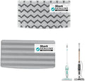 Shark Genuine Steam Mop Replacement Pads 2 Pack – 1 Dirt Grip &amp 1 Scrub Pad Included Machine Washable Designed for Sealed Hard Floors Compatible with Shark S1000 &amp S2000 Series ONLY 1153FC
