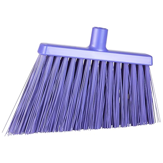Vikan 29148 Broom Angle Cut 11.4 Extra Stiff Purple