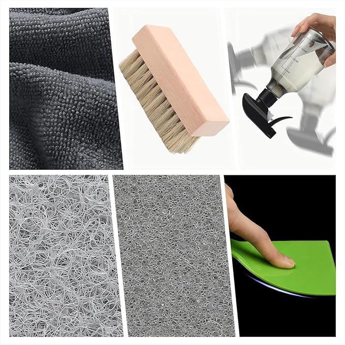 Professional Tombstone 7pcs Gentle On Surfaces Stain &amp Algae Remover Toolset Tombstone Cleaner Set Microfiber