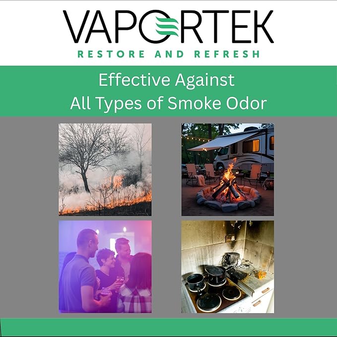 Vaportek EZ-Disk fragrance disk for use in EZ-Twist holder 12 disks S.O.S smoke neutralizing Scent