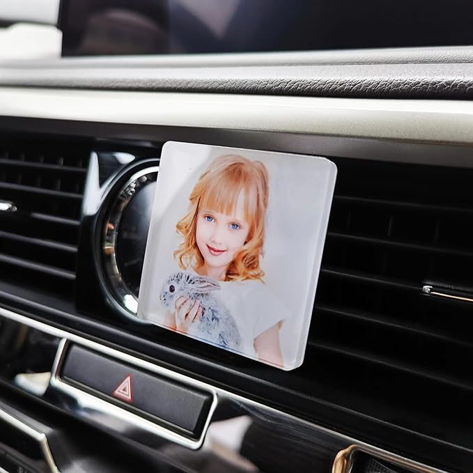 Sulimation Acrylic Car Air Vent Clip Blanks 2 inch Air Freshener 10 Packs