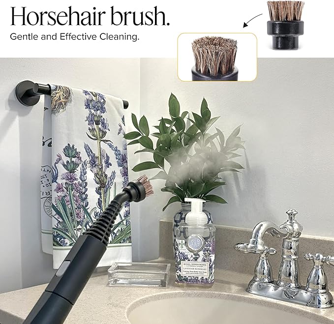Dupray Small Horsehair Brushes - Gentle and Effective Cleaning Accessories for Dupray Steam Cleaners Pack of 10