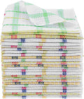 36 Pieces Kitchen Dish Cloths Dish Towels Washable Cleaning Cloth for Washing Dishes Wipe Glass Home Kitchen Household Supplies 12 x 12 Inch (3 Colors)