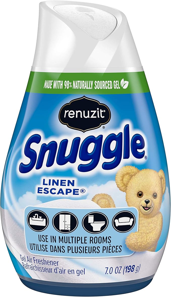 Renuzit Snuggle Linen Escape Adjustable Air Freshener 7oz Cone (Pack of 12)