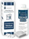 Descaling Solution Kit Compatible with Nespresso Vertuo Coffee Machines 16.9 fl Oz Descaler (4 Uses) 8 Cleaning Tablets &amp 8 Aluminum Foil Lids Complete Maintenance Set (1)
